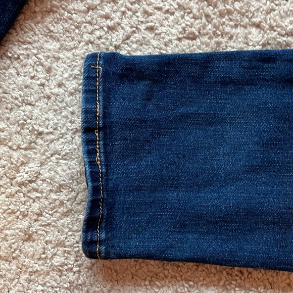Dark Wash Indigo Blue Skinny Maternity Jeans - Picture 6 of 9